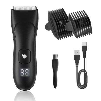 China Ipx-7 Waterproof Professional Hair Remover Machine Electric Body Shaver Waterproof Hair Trimmer for Household with Multi-Size Guide Combs for sale