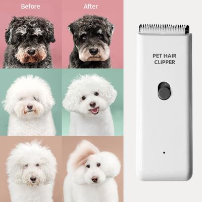 China OEM Custom Factory Stocked Professional Powerful Cordless Pet Trimmer Cutter Electric Dog Clipper for sale