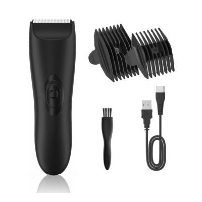 China New LED Display OEM USB Rechargeable Ceramic Professional Body Hair Cordless Electric Trimmer for sale