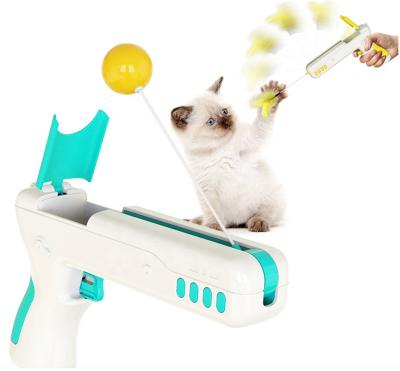 China Hot Selling Amazon Cat Products Viable New Pet Products Toys Tease Cat Stick Feather Cat Toys for sale