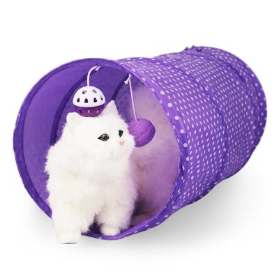 China Viable Cat Tunnel, Pet from Awakingdemi Cat Tunnel Tubes Collapsible Crinkle Kitten Rabbit Play Funny Tunnels with Ringer Ball for sale