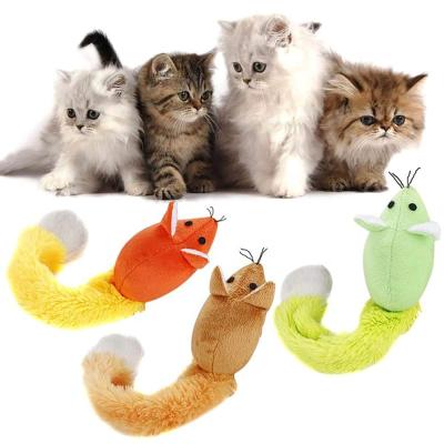 China Viable Pet Cat Long Tail Mouse Toy with Catnip, Plush Catmint Mouse Temptress Interactive Playtoy for Kitty for sale