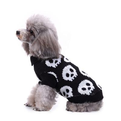 China Viable Dog Knitted Sweater Black Dog Sweater Halloween Dog Sweater for sale