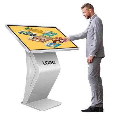 China Best Selling Indoor Digital Indoor Signage Floor Stand LCD Screen Interactive Displays For Advertising for sale