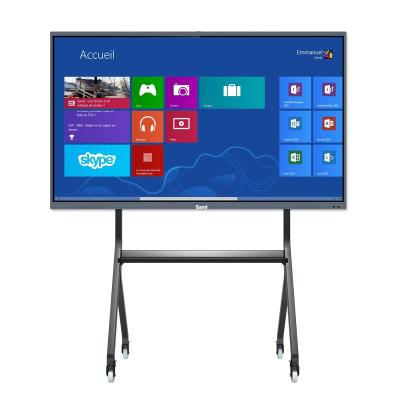 China School Teacher Portable Smart OEM 55 65 75 Inch Finger All In One Android Multi Touch Screen Interactive Whiteboard For School for sale