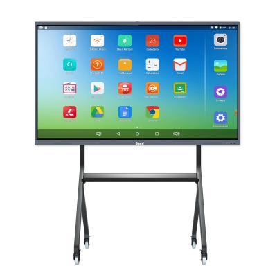 China School Teaching 4K 55 75 86 Smart Touch All In One Smart Panel TV Finger Touch Screen Interactive Whiteboard For School for sale