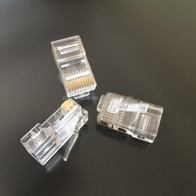 China Unshielded Cat5e UTP Cable Cat5e 10P10C RJ48 Connector for sale