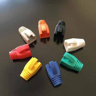 China For RJ45 Male Connector Cat7 RJ45 Connector Boots with OD 7.5mm and 8.0mm for sale