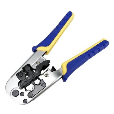 China Nickel Plated Multifunctional Crimping Tool Connectors Pliers RJ45 RJ12 RJ11 8P/6P/4P Connectors DIY Tools for sale