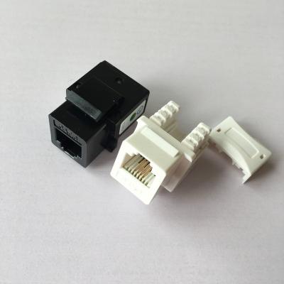 China RJ11 Cat3 6P4C Structure Cabling System Keystone Jack Telephone for sale