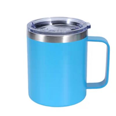 China Sustainable High Quality Stainless Steel Wine Tumbler Custom Color 10oz Lowball Double Wall Coffee Mug With Lid Vacuum Insulated Tumblers for sale