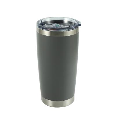 China Sustainable Top Sale Stainless Steel 20 Ounce Vacuum Insulated Beer Tumbler Water Bottle Mug With Lid for sale