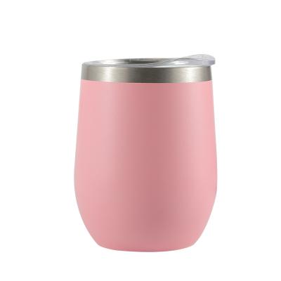 China Bulk Cheap Viable 12oz Eggshell Wine Stainless Steel Tumbler for sale