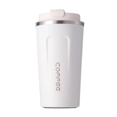 China 2021 New Different Logo Lid Portable Double Wall PORTABLE Custom Stainless Steel Water Bottle Cups for sale