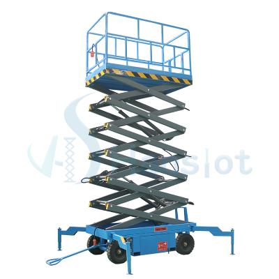 China Aerial Construction Work 19 Feet Hydraulic Scissor Lift Man Lift For Aerial Work for sale