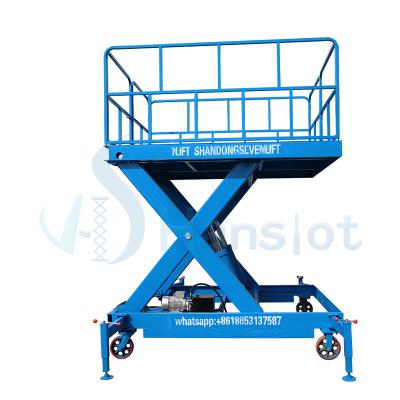 China Aerial Construction Works 6m Automated Robotic Scissor Lift Aerial Access Lift for sale