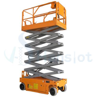 China Aerial Construction Works 8m Capacity 300kg Self Propelled Hydraulic Electric Lift Ladder Scissor Lift For Painting for sale