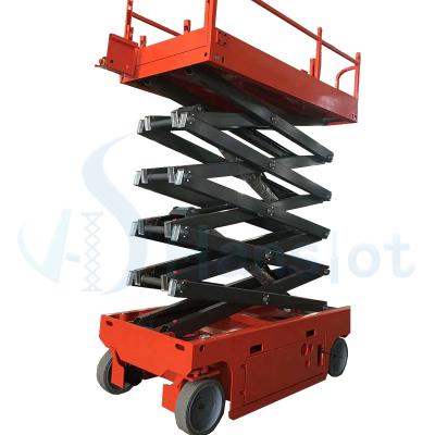 China Construction Work Scissor Structure Mobile Manlift Scaffolding Self Propelled Hydraulic Automated Overhead Lift for sale