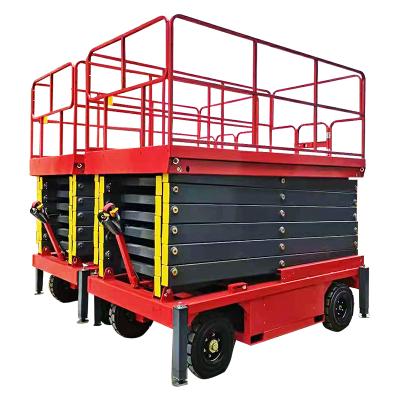 China Wholesale High Quality Aerial Construction Work Platform 4M-22M Mobile Scissor Lift for sale