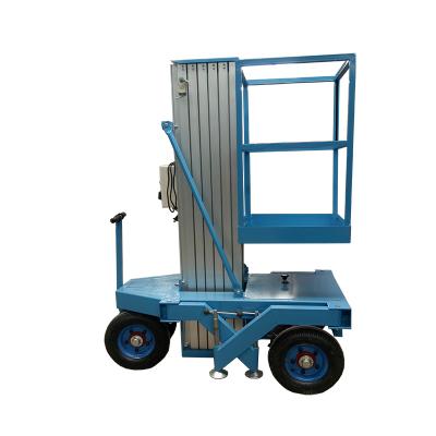 China Direct Indoor Hydraulic Works Aerial Work Vehicle Construction Aerial Work Vehicle Aluminum Alloy Lift Platform for sale