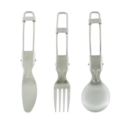 China Disposable Special Design Good Quality Kids Stainless Steel Cutlery Cheap Reusable Retail Set for sale