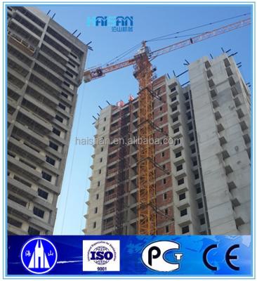 China HS5516 tower crane--6T China tower crane with CE certificate for sale