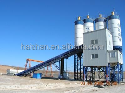 China HLS120 120m3/h concrete batching plant with ce, gost certificates HLS120 for sale