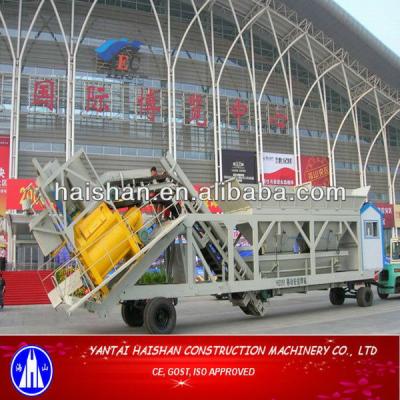 China YHZS50 Mobile Concrete Batching Plant for sale