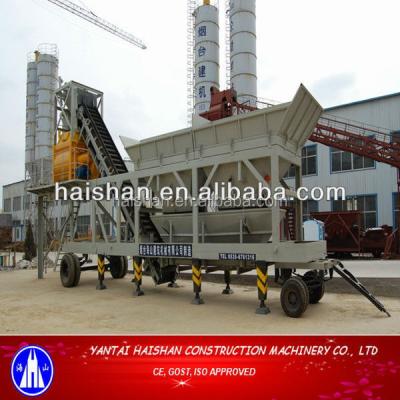 China YHZS50 Mobile Concrete Batching Plant for sale