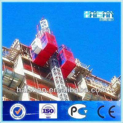 China Construction crane SC100/100--1 ton passenger crane for sale