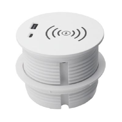 China Manufacturer Residential / Multipurpose Wholesale Desktop Recessed Pop Up Charger Power Cube Wireless Socket for sale