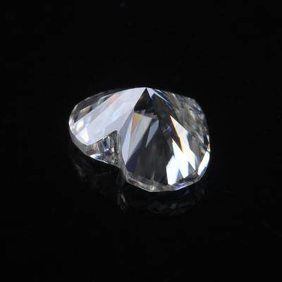 China Color Play or Fire Heart Shape Stone 1ct EFG Brilliant Cut Color 6.5mm Moissanite For Ring Moissanite Price Per Carat for sale