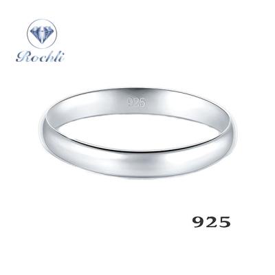 China Popular 925 Sterling Silver Ring High Polish Single Dome Tarnish Resistant Comfort Fit Wedding Band 2mm Ring for sale