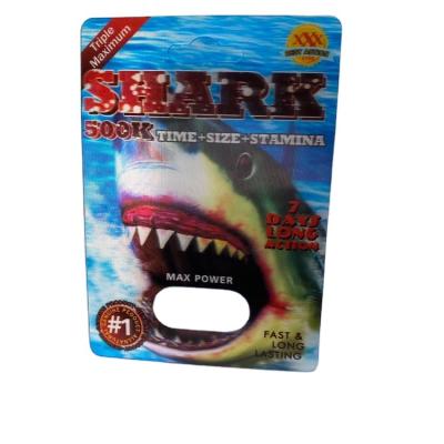 China Europe 3D Shark 500k (Single Hole) Maps For Rhino Pills Packaging for sale