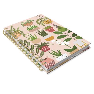 China A5 Hardcover Spiral Journal Printed Full Color Printing 2022 Planner for sale