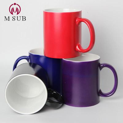 China Viable Custom Photo Printing 11oz Sublimation Mug Cup Magic Color Changing Mug for sale