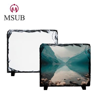 China China Sublimation Blanks Rock All Size Customized Sublimation Slate Pfoto Printed Stone for sale