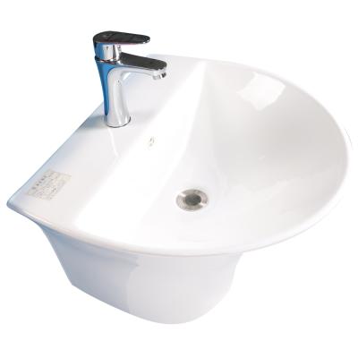 China China Modern Economic Price Bathroom Big Size Wall Hung Mounted Wash Basin for sale