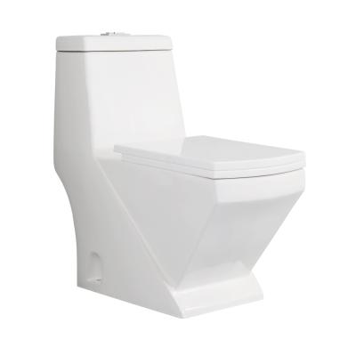 China Wash Down Sanitary Double-Flow Bathroom Ware Ceramic Basin Toilet Set for sale