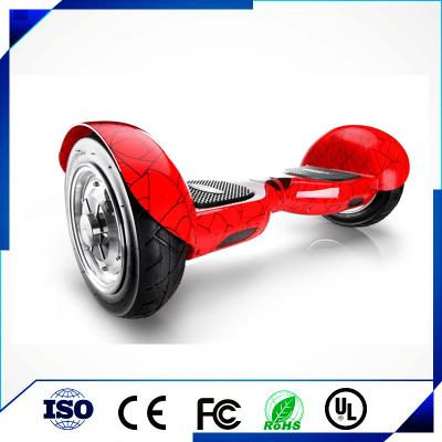 China Red 10 Inch Two Wheel Balancing Electric Scooter Hoverboard With Led Lights for sale