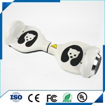 China Kids Outdoor Sports White Mini Self Balancing Scooter With Bluetooth for sale