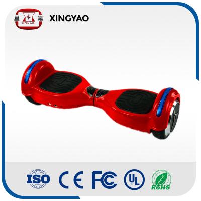 China Red 2 Wheel Scooter Self Balancing Skateboard With Led Lights for sale