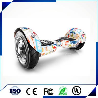 China Intelligent White 2 Wheel 10 Inch Balance Scooter With Bluetooth for sale