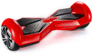 China Bluetooth 2 Wheel Self Balancing Scooter Red with LED Lights for sale