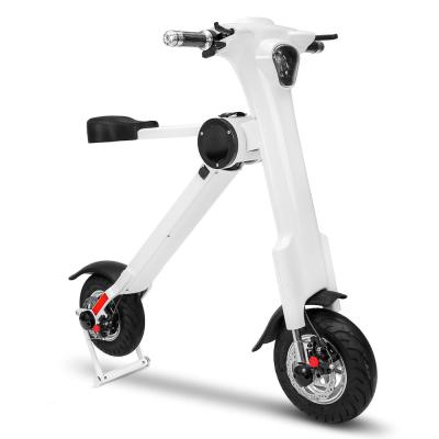 China 36v White Li-battery Folding Electric Scooter Durable Folding Mobility Scooter for sale