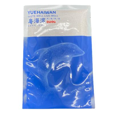 China ANTISTATIC Custom Printed Fresh Seafood Nylon Food Packaging Transparent Frozen Vacuum Sealer Bags For Meat Fish for sale