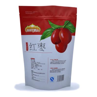 China 500g Red Jujube Date Envelope Moisture Proof Moisture Proof Custom Printed Mylar Bags Runtz Matte Sachet Doypack Stand Up Pouch For Dry Food for sale