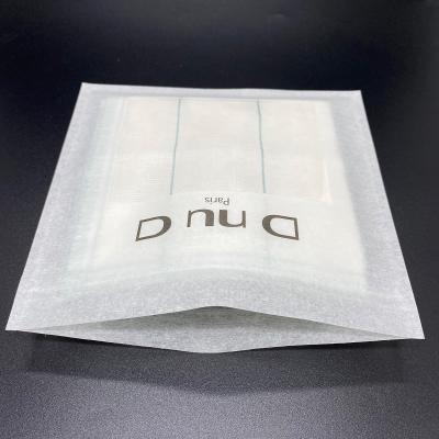 China Luxury Biodegradable Bag Cotton Paper Plastic Laminated Clothes Zip Lock Packaging Bag For Swimwear Underwear for sale