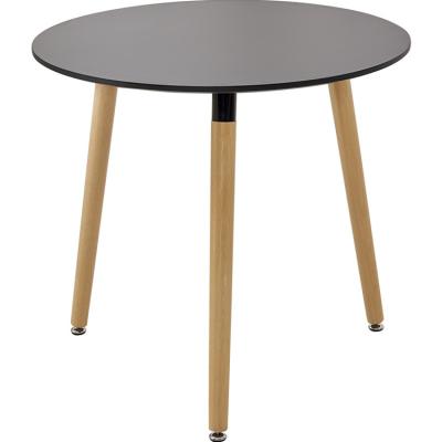 China Storage Plant Small Apartment Cafe Nordic Solid Wood Round Dining Table Small for sale