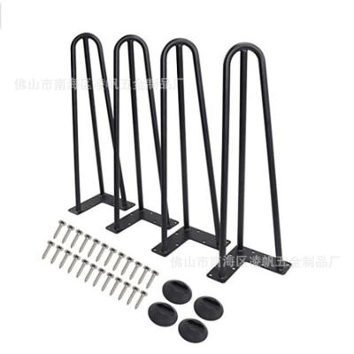 China Strong Strong Hairpin Legs Iron Multiple Styles Can Be Customized Hairpin Iron Furniture Legs for sale